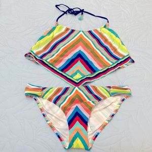 Size 12 Trina Turk bikini. Halter top.